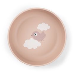 Skål Foodie Happy Clouds puderrosa