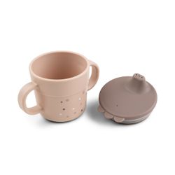Foodie pipmugg Happy Dots puderrosa