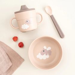 Foodie Set Happy Clouds Puderrosa