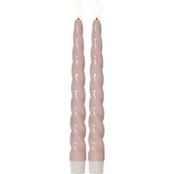Flamme Shine rosa 2-pack med timer