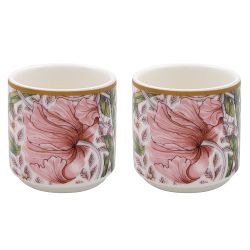 William Morris Pimpernel pink äggkopp 2-pack