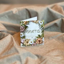 Grattis blomsterkrans