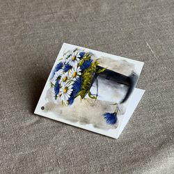 Sommarblommor i spann, ingen text
