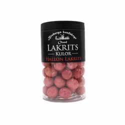 Brobergs Lakritskulor Hallon