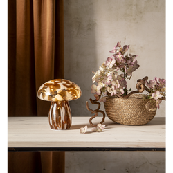 Glasdekoration Funghi stor med timer