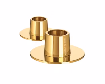 Ester & Erik Ljusstake medium guld 2-pack