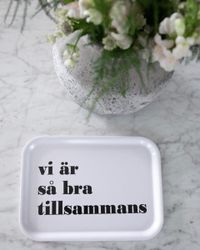 Bricka Vi är så bra tillsammans 36 x 28 cm