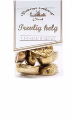 Budskapspåse hjärtan guld -  Trevlig Helg