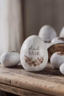 Majas Floral påskägg 9x10 cm