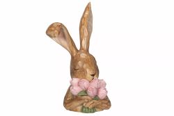 Hare Tilly med blommor