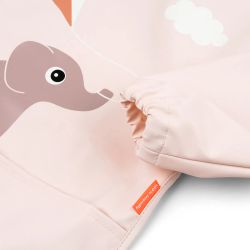 Haklapp med ärm Bib Playground Puderrosa