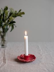 Ljusstake Botanik röd