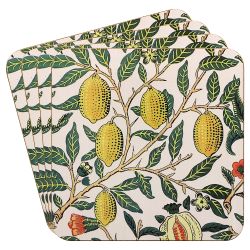William Morris Fruits Glasunderlägg 4-pack
