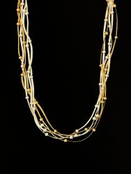 Halsband Lova guld/silver