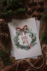 Majas julkort God Jul