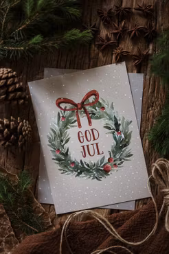 Majas julkort God Jul