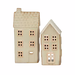 Stenhus för ledljus beige