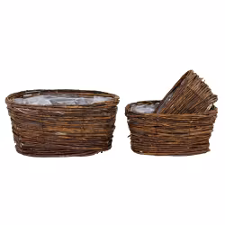 Nils oval korg i 3 storlekar