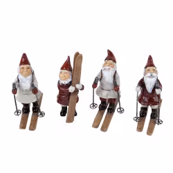 Tomtar på skidor 7 cm