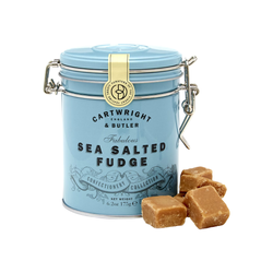 Cartwright & Butler Sea Salted fudge I plåtburk