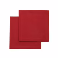 Tygservett Emil röd 2-pack