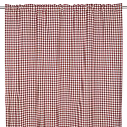 Gardinlängd Freja rödrutig