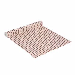 Löpare Tina röd/offwhite 40 x 140 cm