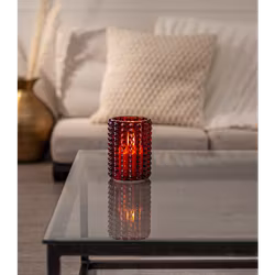 Star Trading Flamme Dotty stor röd LED-ljus