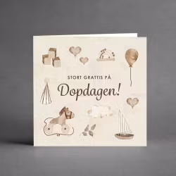 Grande collection Stort grattis på dopdagen