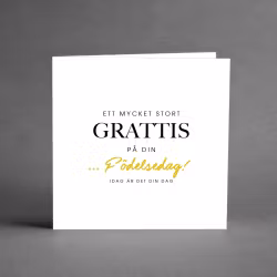 Grande collection Ett mycket stort grattis