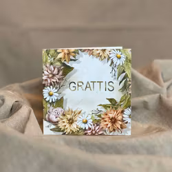 Kvadratkort Grattis