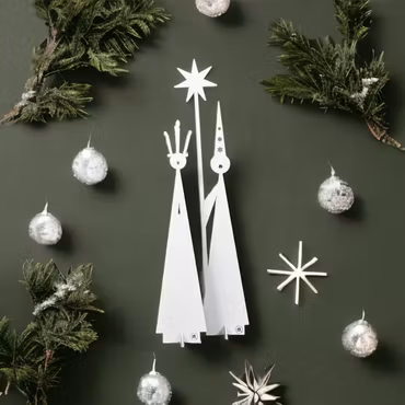 #Älska Plåt Stjärngosse Staffan vit