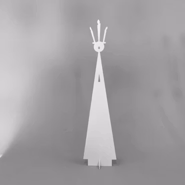 #Älska Plåt Lucia Lussan vit