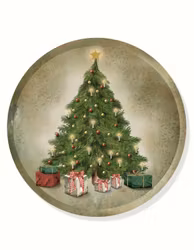 Klaras bricka Gran, rund 38 cm