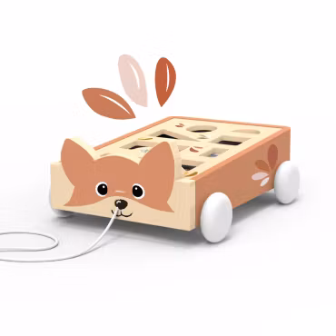 Träklossar räv Speedy Monkey