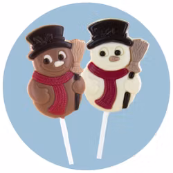 Chokladklubba Snögubbe