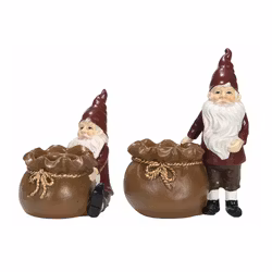 Ljushållare tomte med säck