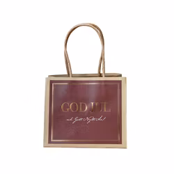 Presentkasse med text God Jul