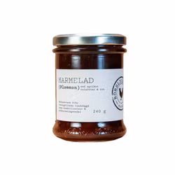 Himmelsk Marmelad Plommon med aprikos, valnötter & rom