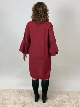 Mix by Heart Lisen klänning vinröd