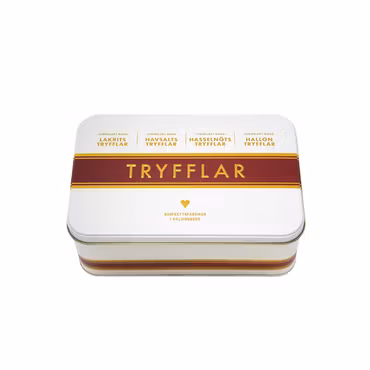 Tryffelkollektion 4 olika smaker i plåtburk