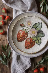 Majas fat Strawberry Mosaic liten