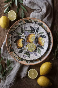 Majas fat Lemon Mosaic liten