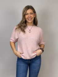 Mix by Heart Parisa stickad tröja rosa