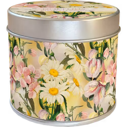 Doftljus med doft av blomsteräng