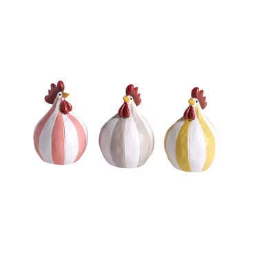 Höna Polka 3-pack 5,2 cm