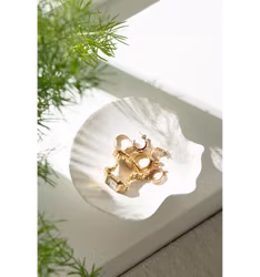 Skål Snäcka vit 16 cm