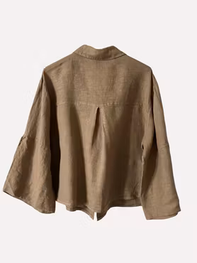 Reunion London linneblus camel