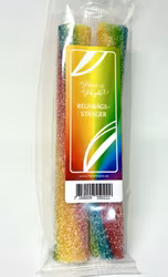 Syrlig regnbågsstång 2-pack