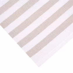 Löpare Rakel linne/vit 33 x 120 cm